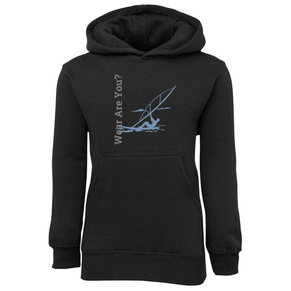 Wear Are You? - Kids Fleecy Hoodie Thumbnail