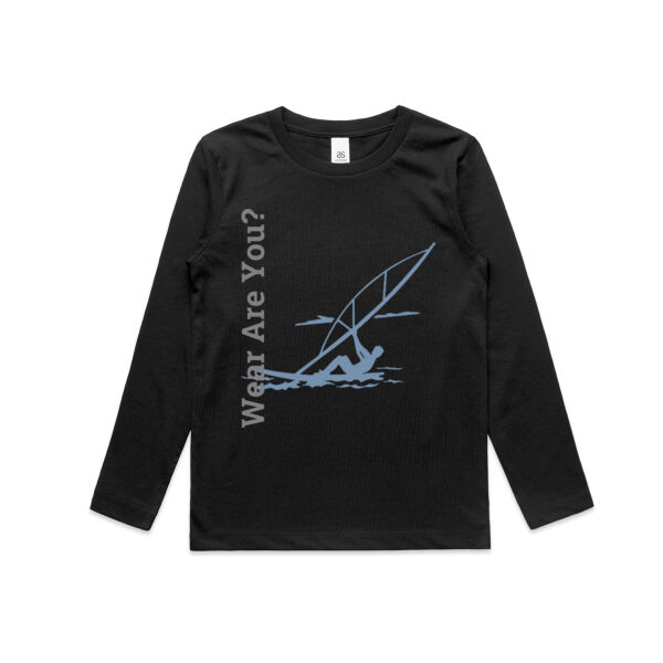 Wear Are You? - Kids Longsleeve Tee Thumbnail