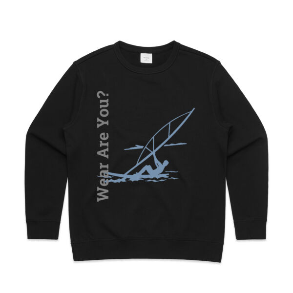 Wear Are You? - Womens Premium Crew Thumbnail