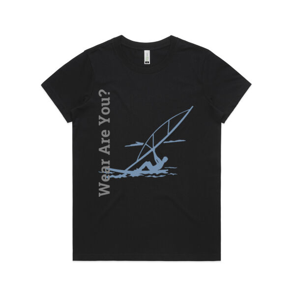 Wear Are You? - Womens Maple Organic Tee Thumbnail