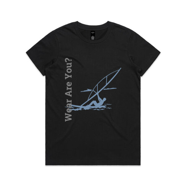 Wear Are You? - Womens Maple Tee Thumbnail