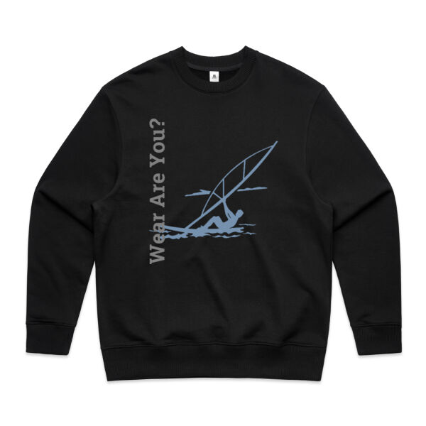 Wear Are You? - Mens Heavy Crew Thumbnail