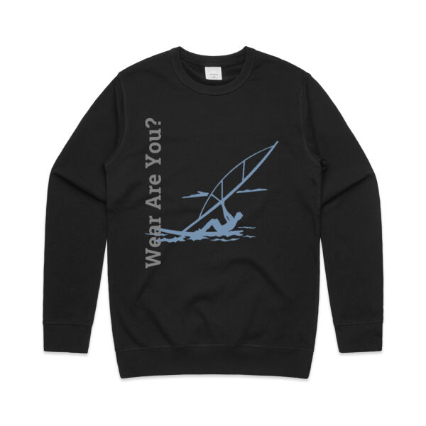 Wear Are You? - Mens Premium Crew Thumbnail