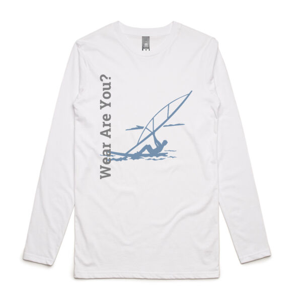 Wear Are You? - Mens Ink Longsleeve Tee Thumbnail