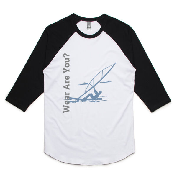 Wear Are You? - Mens Raglan Tee Thumbnail