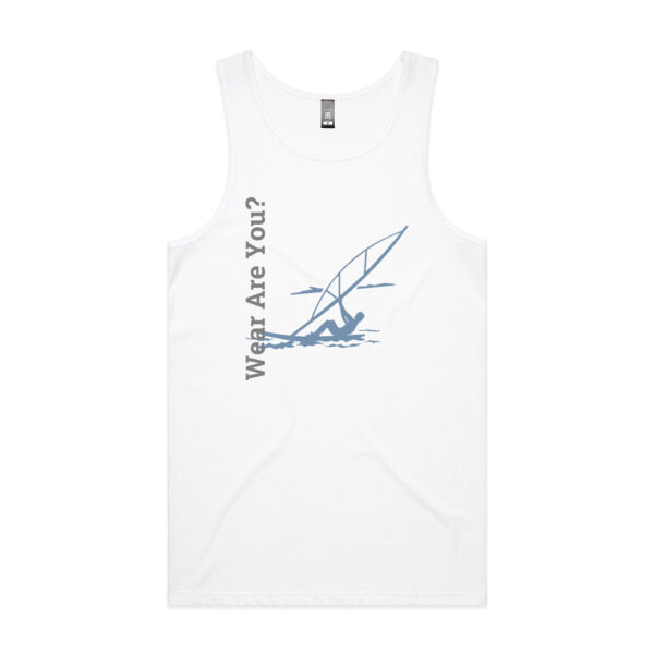 Wear Are You? - Mens Lowdown Singlet Thumbnail