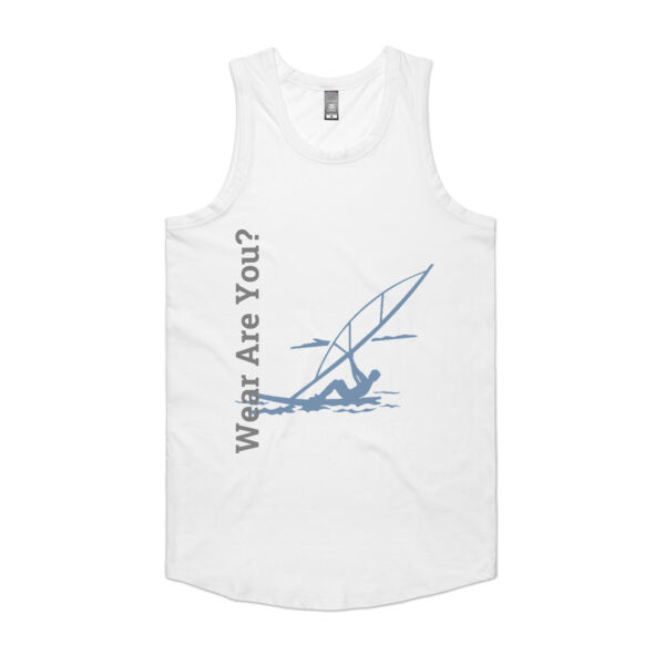 Wear Are You? - Mens Authentic Singlet Thumbnail