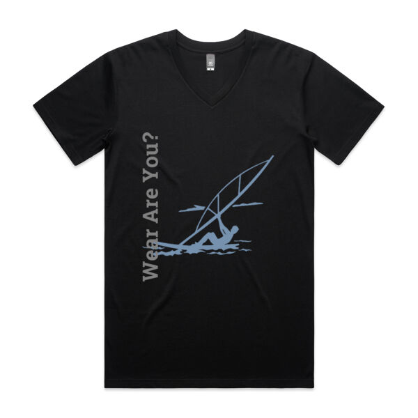 Wear Are You? - Mens Staple V Neck Tee Thumbnail